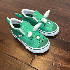 Vans Toddler Dinosaur Slip On Shoes